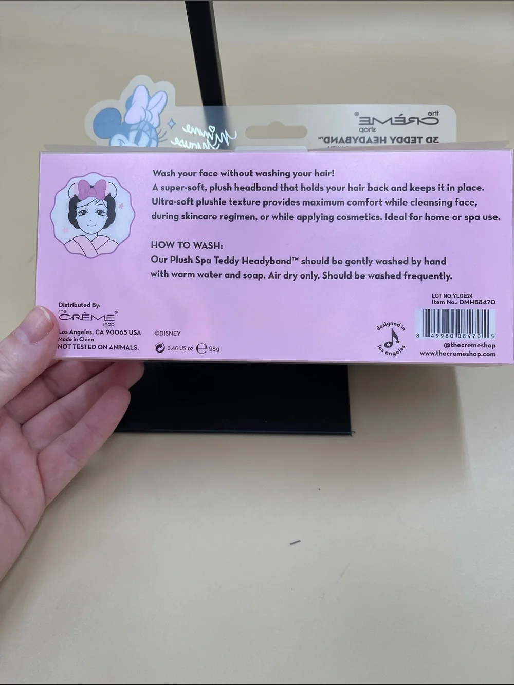 Minnie Mouse Spa 3D Headband NWT for all Disney Lovers Limited Edition